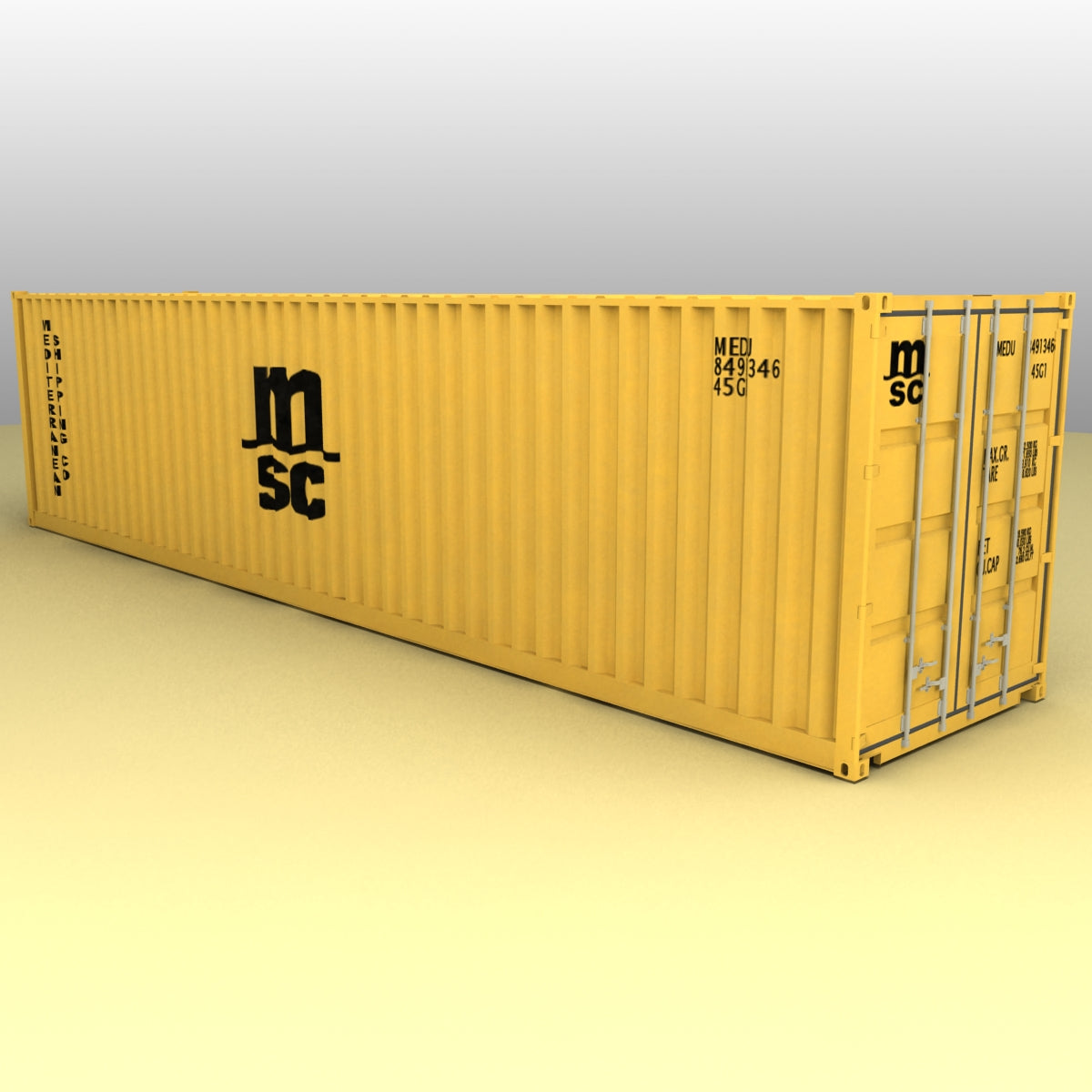 40ft high cube container